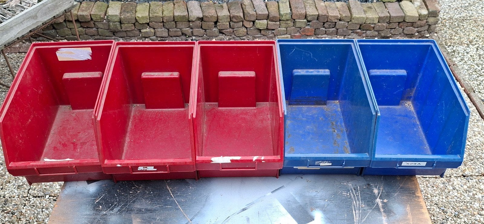 9 stapelbakken ., Ophalen of Verzenden, Minder dan 50 cm, Minder dan 40 cm, Minder dan 35 cm