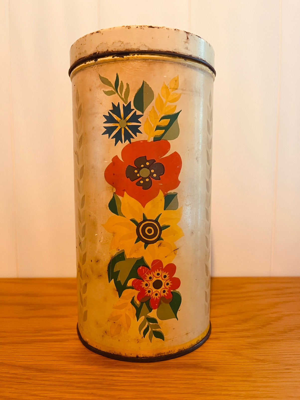 Retro, vintage, beschuitbus Verkade!, Ophalen of Verzenden, Gebruikt, Beschuit, Verkade