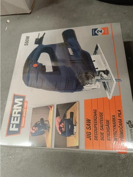 Decoupeerzaag ferm nieuw 550 watt nieuw geseald, Decoupeerzaag, Nieuw, Ophalen of Verzenden, 30 tot 70 mm