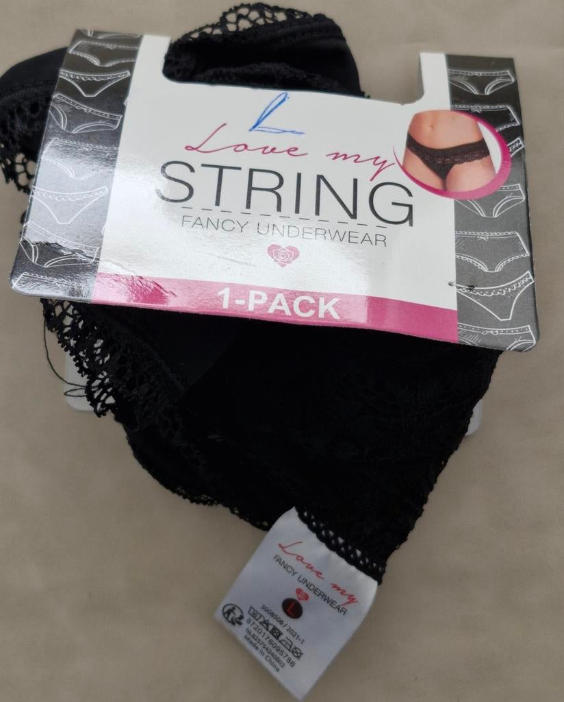 Verschillende Nieuwe Dames ondergoed 1€ per stuk, Ophalen of Verzenden, Zwart, Slip