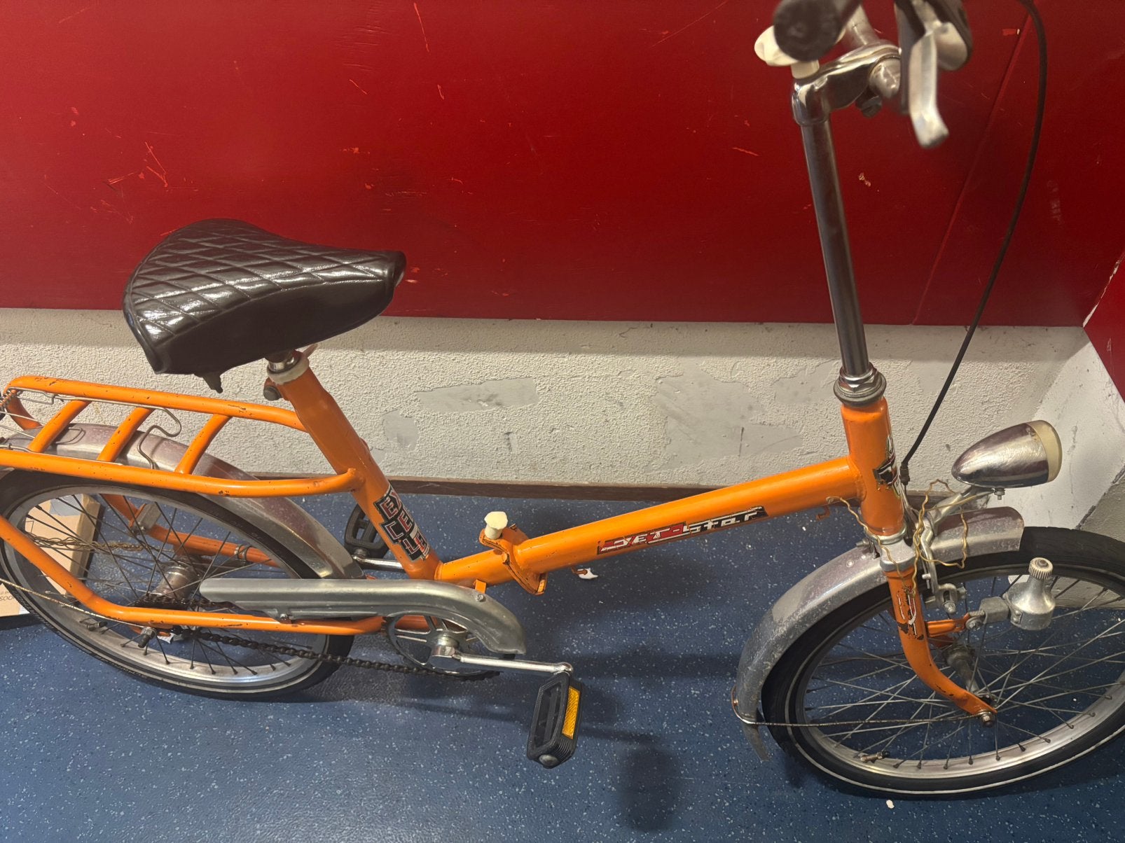 Antieke Jetstar Luxus vouwfiets -Uniek verzamel/retrofiets, Overige merken, Ophalen of Verzenden, Zo goed als nieuw, Totaal opvouwbaar