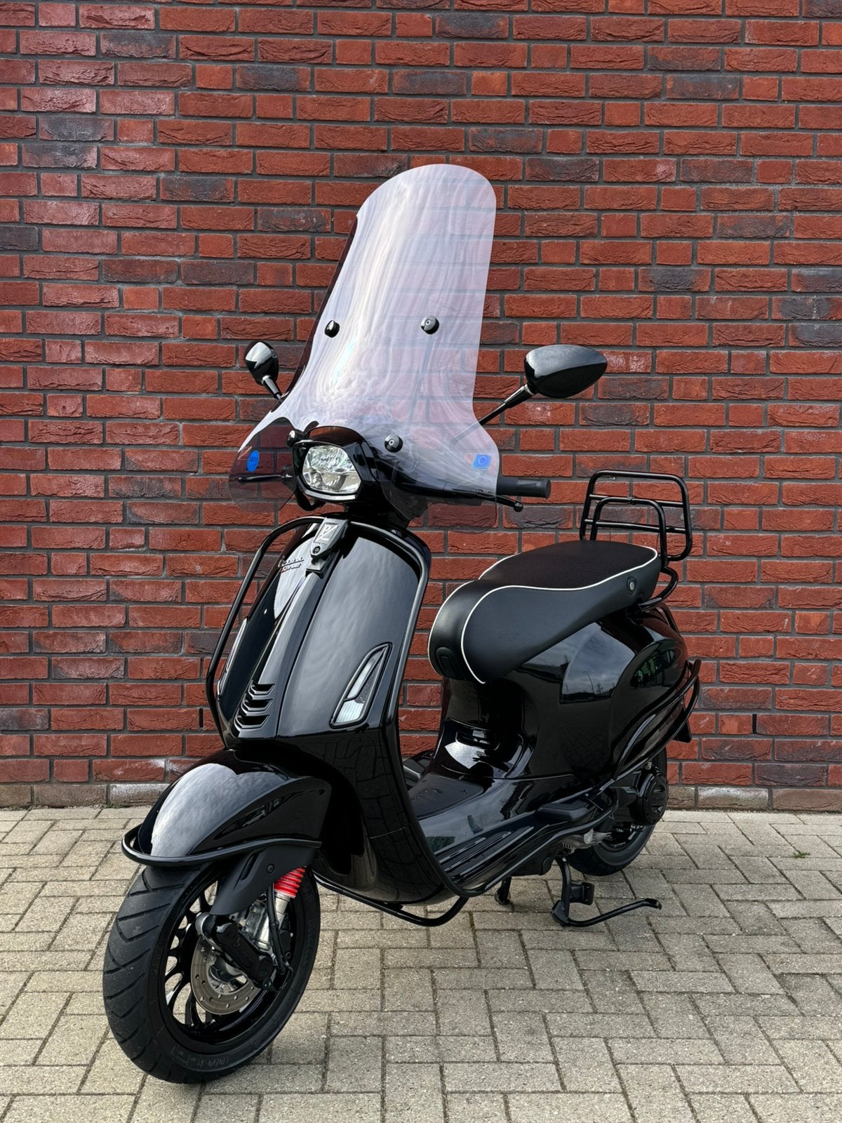 Piaggio Vespa Sprint S Black I-GET Nero Edition 4T 50CC Snor, Fietsen en Brommers, Ophalen, Nieuw, Vespa S, Benzine