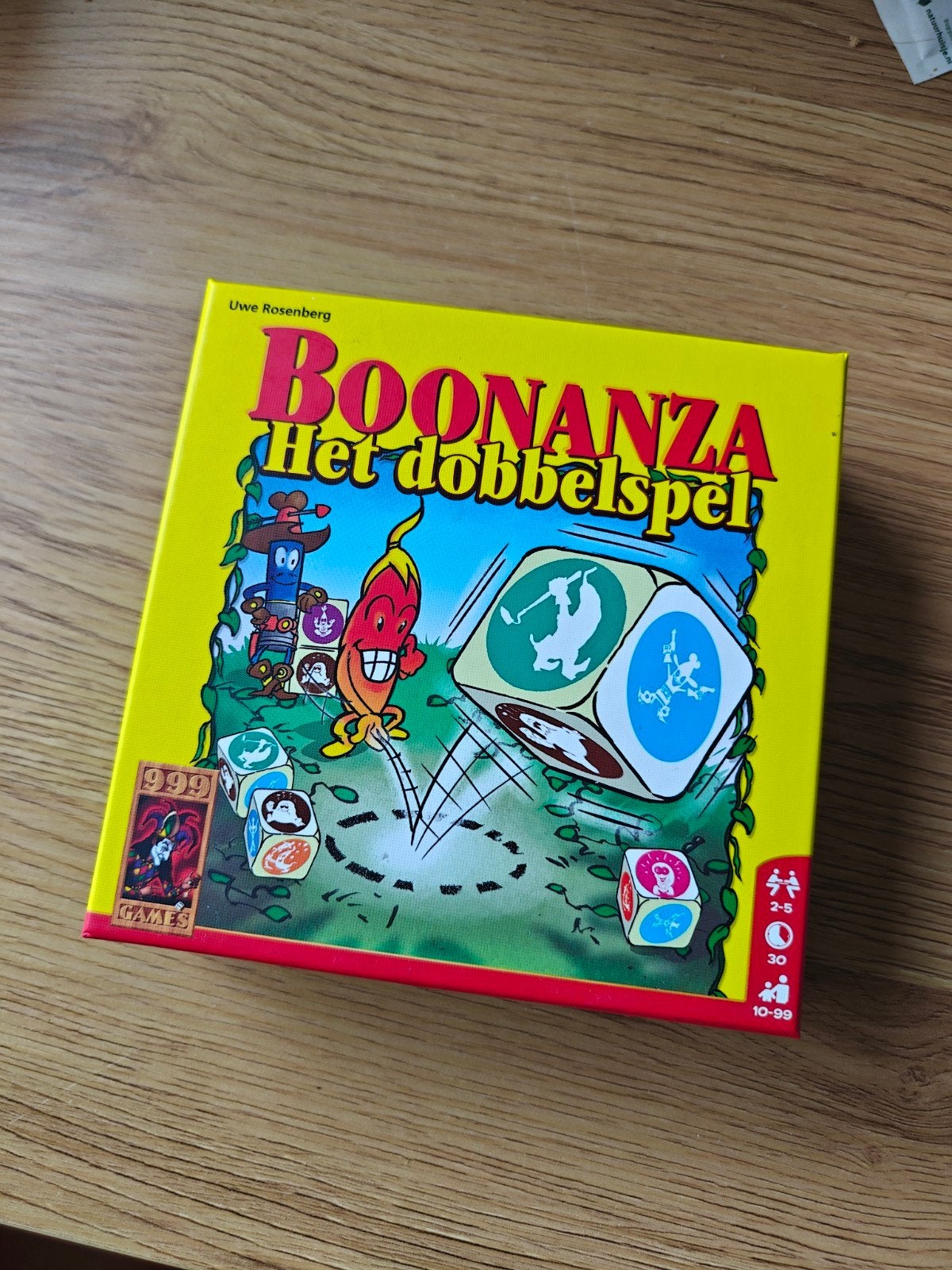 Boonanza Het Dobbelspel - Zo goed als nieuw, Vijf spelers of meer, Ophalen of Verzenden, Zo goed als nieuw, 999 Games
