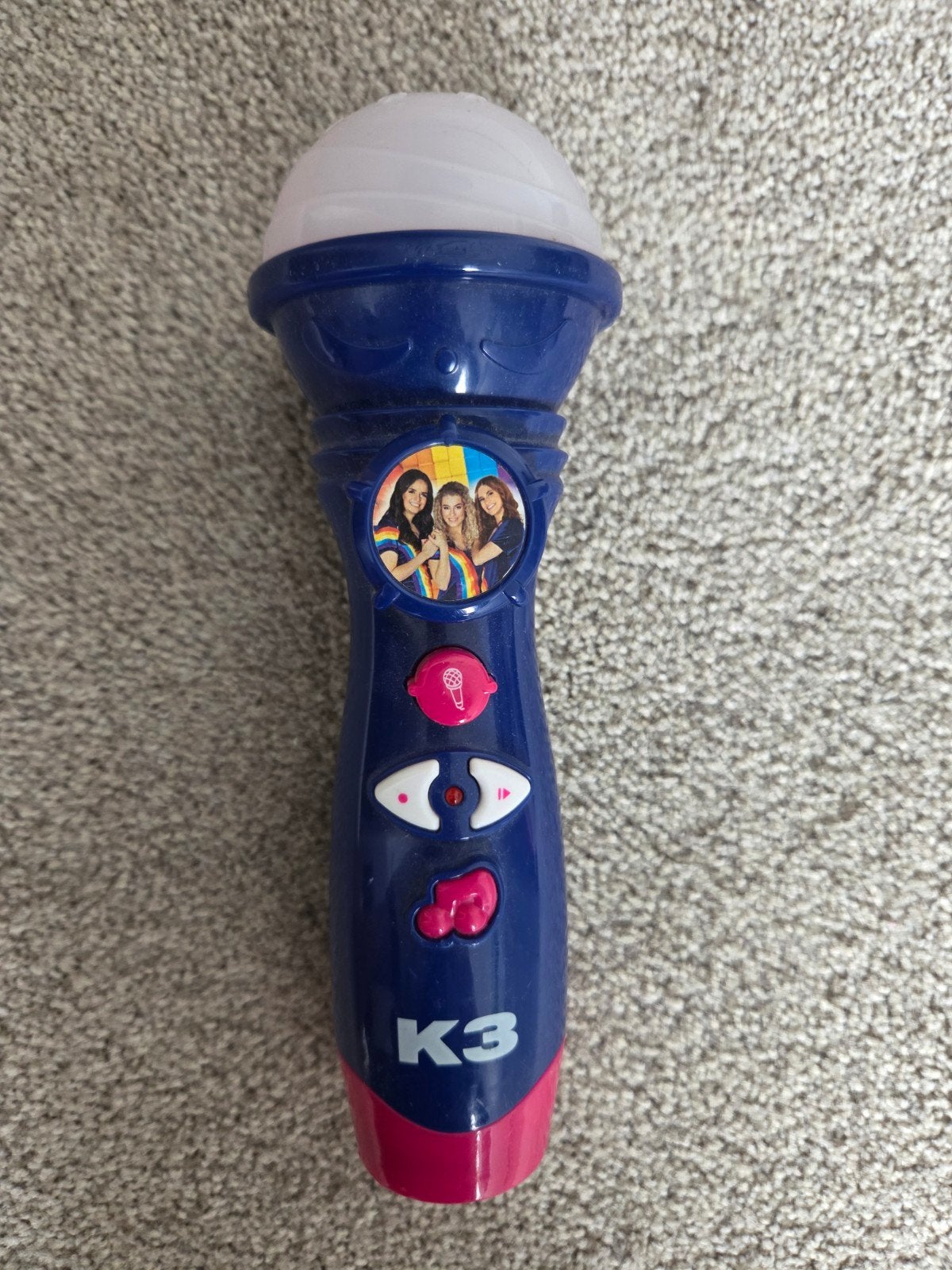 K3 microfoon met licht en geluid, Ophalen of Verzenden, Zo goed als nieuw, Jongen of Meisje