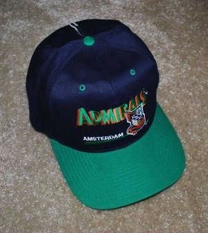🧢Vintage: Amsterdam admirals snapback baseball cap🏷️€39,95, World League, One size fits all, Ophalen of Verzenden, Pet