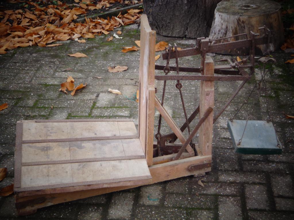 bascule weegschaal, Ophalen, Gebruikt, Vloerweegschaal