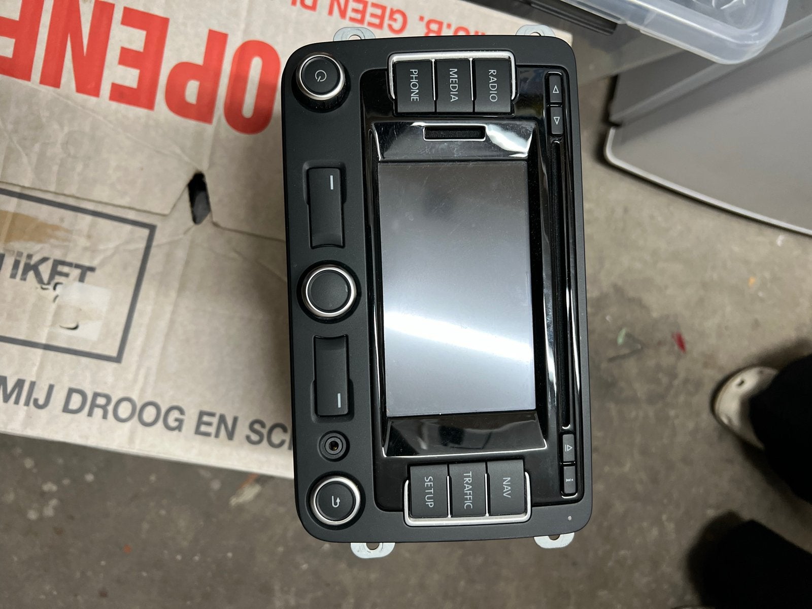 Volkswagen RNS 315 Navigatiesysteem Radio Media Speler, Ophalen, Gebruikt