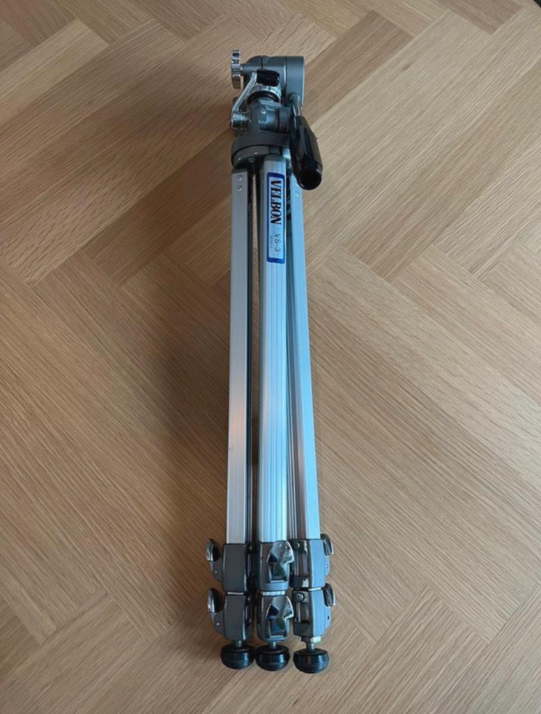 Velbon VS-3 statief, Gebruikt, 150 tot 175 cm, Met balhoofd, Ophalen of Verzenden