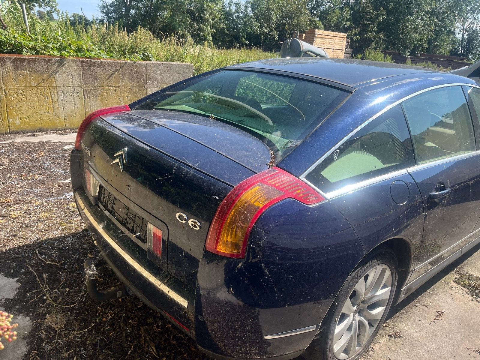 Citroën C6 2.7 Hdif V6 AUT 2006 Blauw, Auto's, Citroën, C6, Blauw, Diesel, 1846 kg