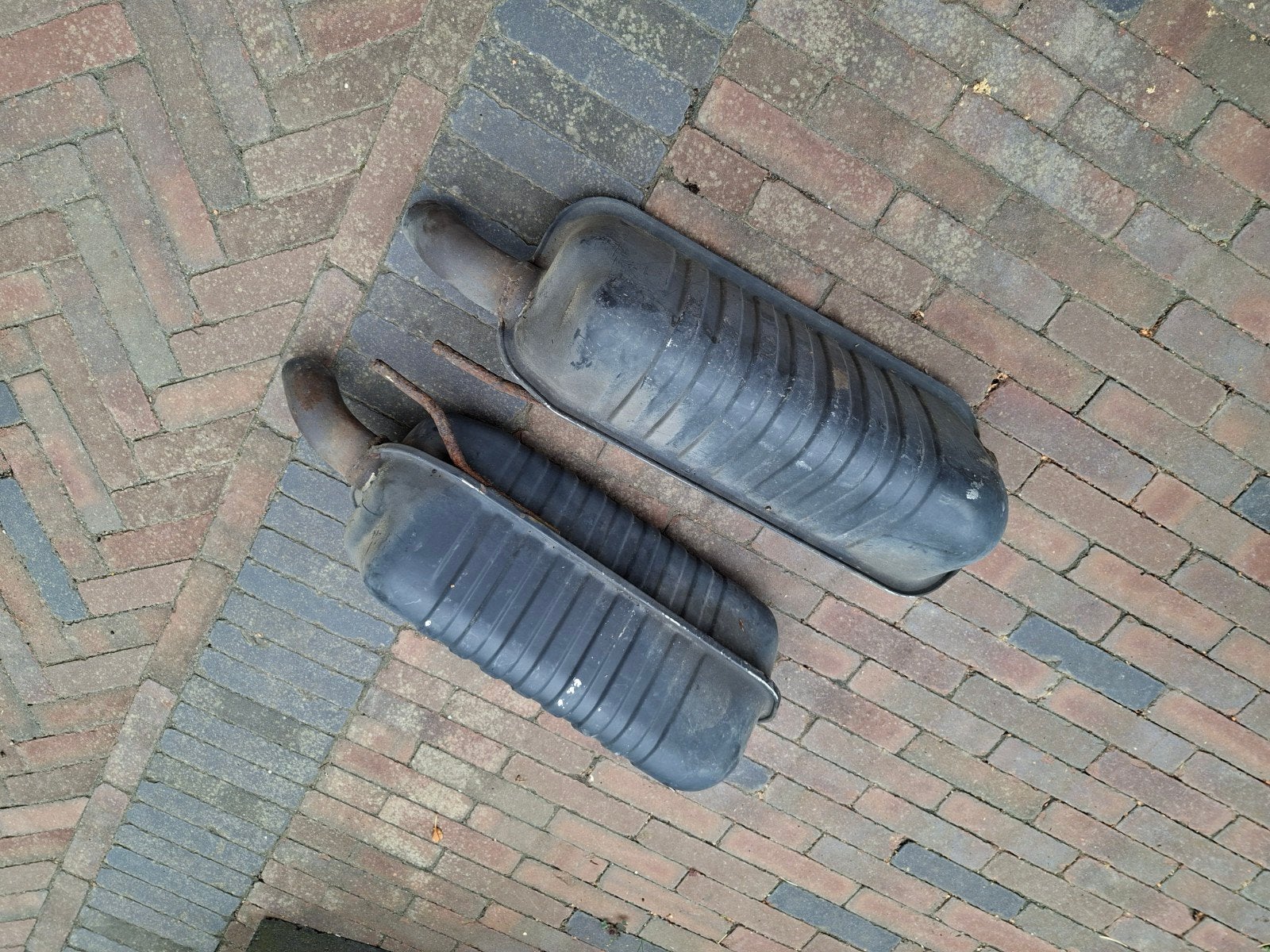 MERCEDES W220 ACHTERDEMPERS LINKS+RECHTS, Auto-onderdelen, Ophalen, Gebruikt, Mercedes-Benz