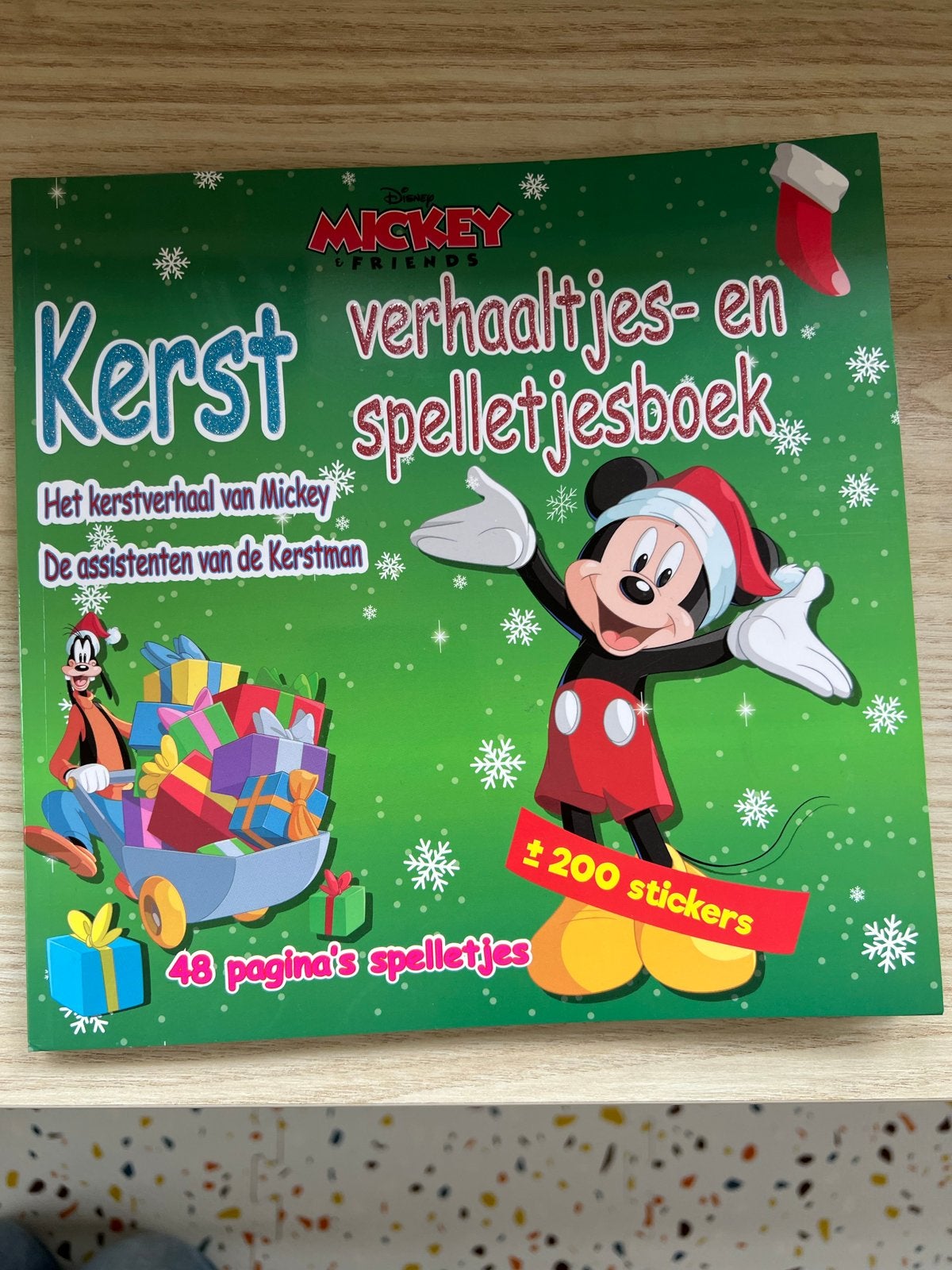 Disney Mickey Kerst Verhaaltjes- en Spelletjesboek - nieuw, 5 of 6 jaar, Fictie algemeen, Jongen of Meisje, Ophalen of Verzenden