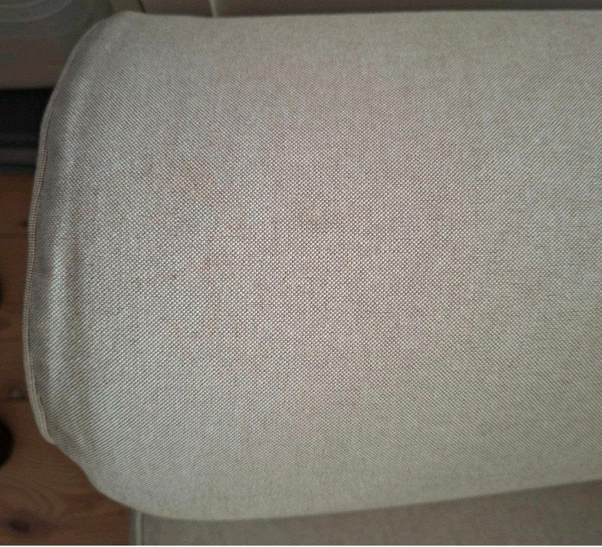 Ikea Ektorp 3-zits bank Hallarp beige hoezenset, Ikea Ektorp Hallarp, Driepersoons, 75 tot 100 cm, Ophalen of Verzenden