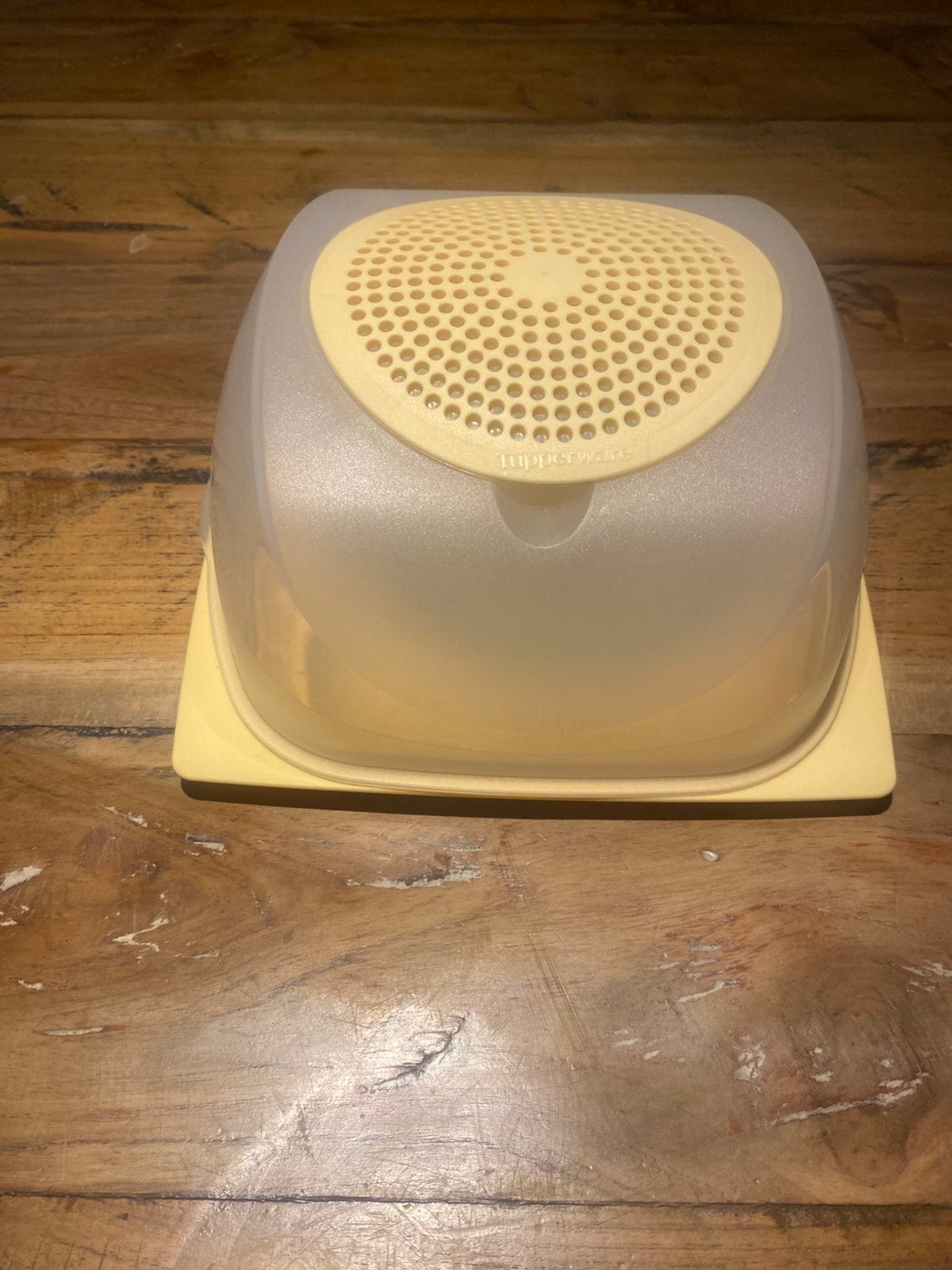 Tupperware kaasdoos Cheesmart kaasstolp, Ophalen of Verzenden, Geel, Overige typen