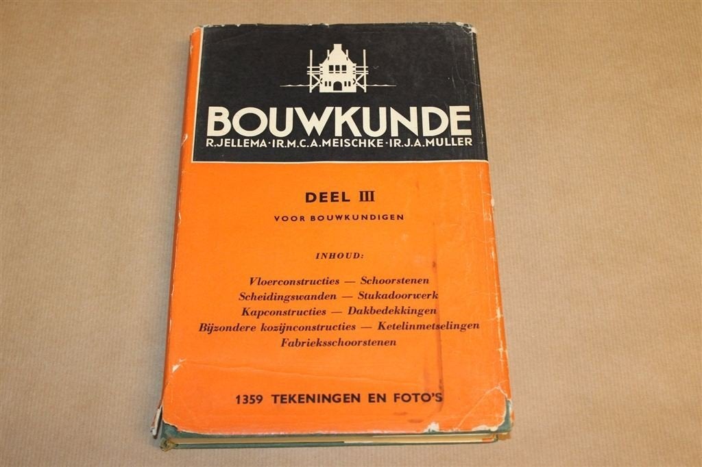 Bouwkunde MTO — Deel III, Bouwkundigen, 1958, Boeken, Ophalen of Verzenden, Gelezen, Bouwkunde