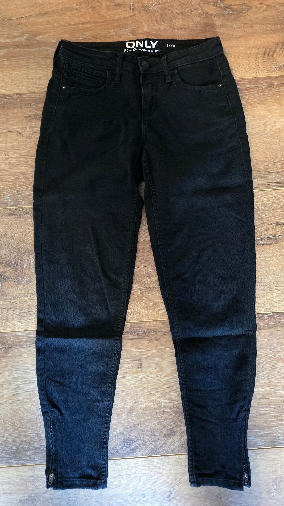 Zwarte broek van Only maat S lengte 30, Maat 38/40 (M), Only, Zwart, Ophalen of Verzenden