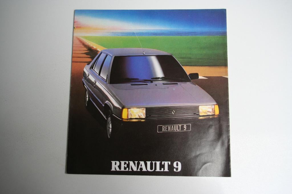 Folder / flyer Renault 9 (1982) (28), Ophalen of Verzenden, Nieuw, Renault