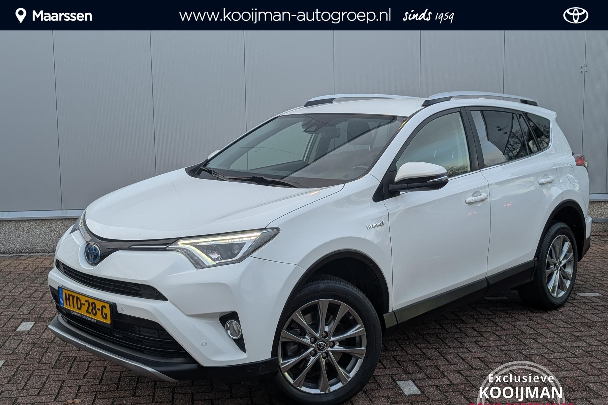Toyota RAV4 2.5 Hybrid Executive / LMV/ Lederen bekleding/ E, Dealer onderhouden, Gebruikt, Euro 6, Wit