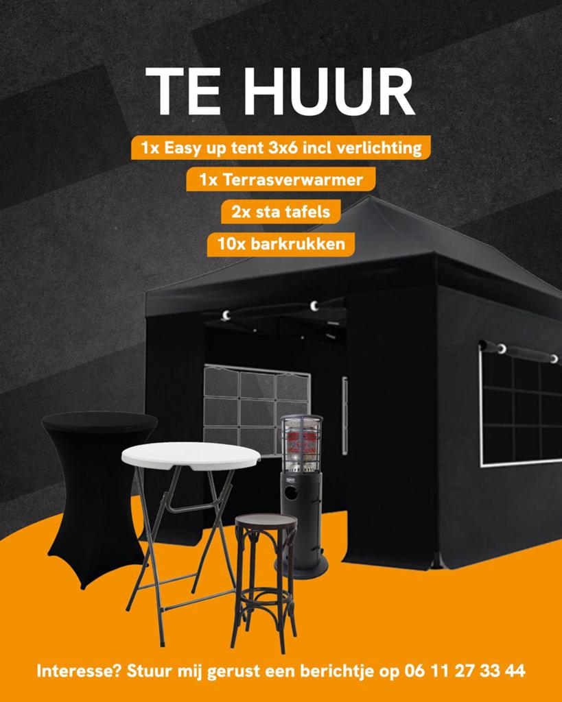 Partytenten Verhuur – Compleet voor jouw feest!, Tuin en Terras, Partytenten, Ophalen, Partytent, Minder dan 4 meter, Nieuw