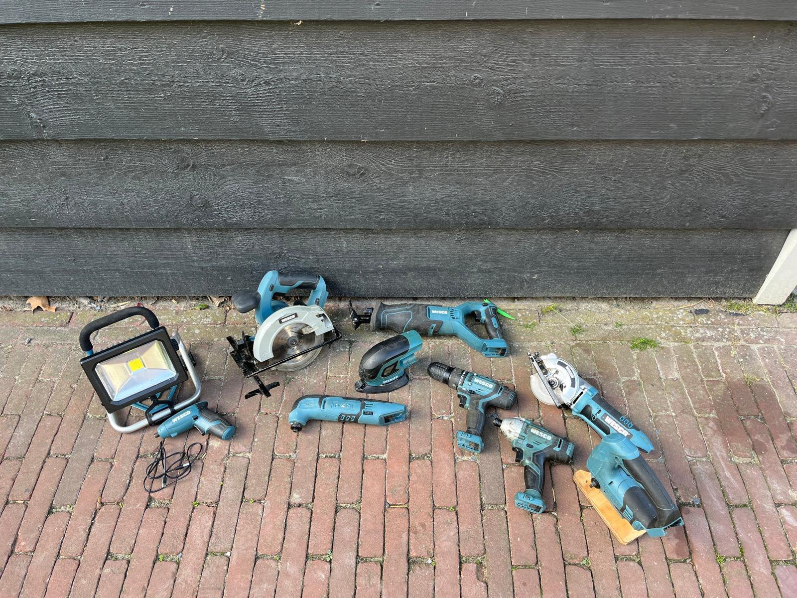 Partij wesco accu gereedschap, Ophalen of Verzenden, Gebruikt, 200 tot 500 watt, Overige typen
