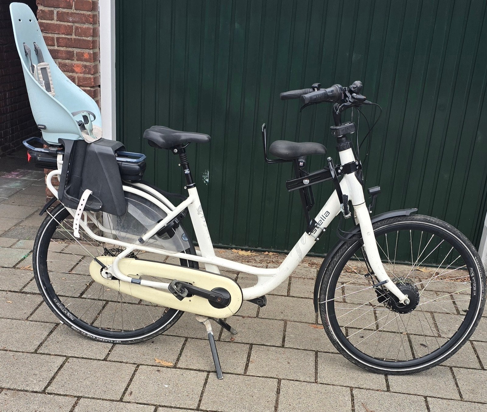 Stella Fiore Elektrische Moederfiets, Overige merken, 2 zitjes, Gebruikt, Versnellingen