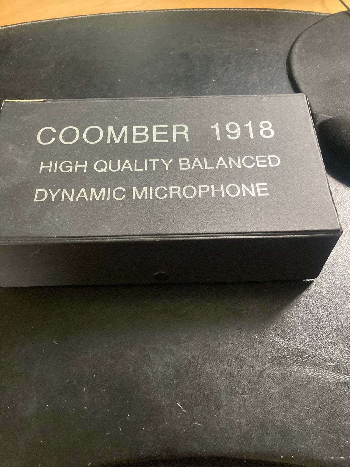 Coomber 1918 Dynamische Microfoon - Hoge Kwaliteit, Ophalen of Verzenden, Zo goed als nieuw, Zangmicrofoon