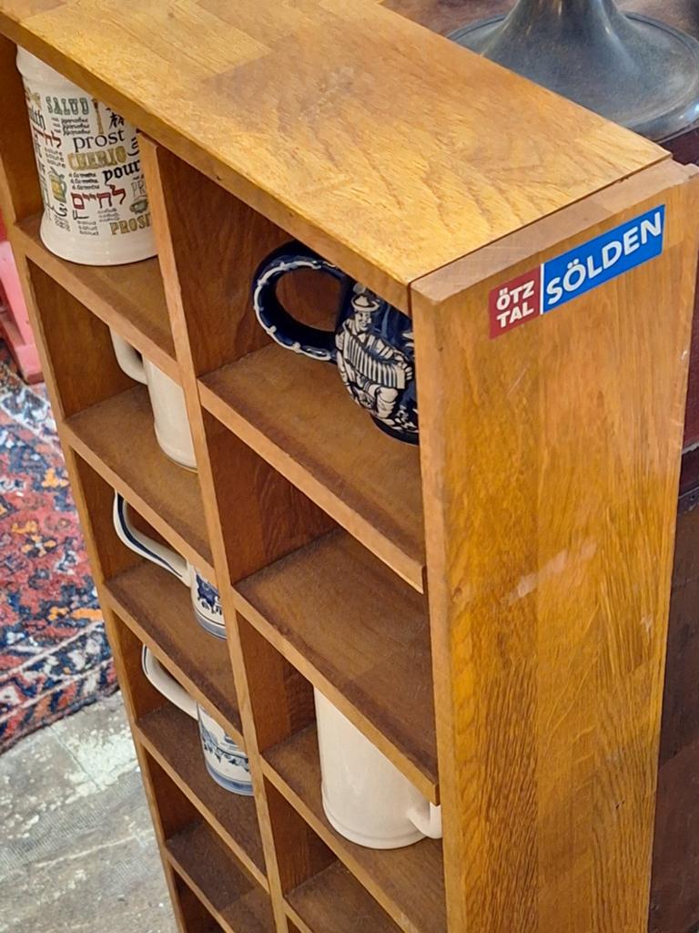 Retro Scandinavisch Eiken Kastje - Vintage Opberger, Antiek en Kunst, Ophalen