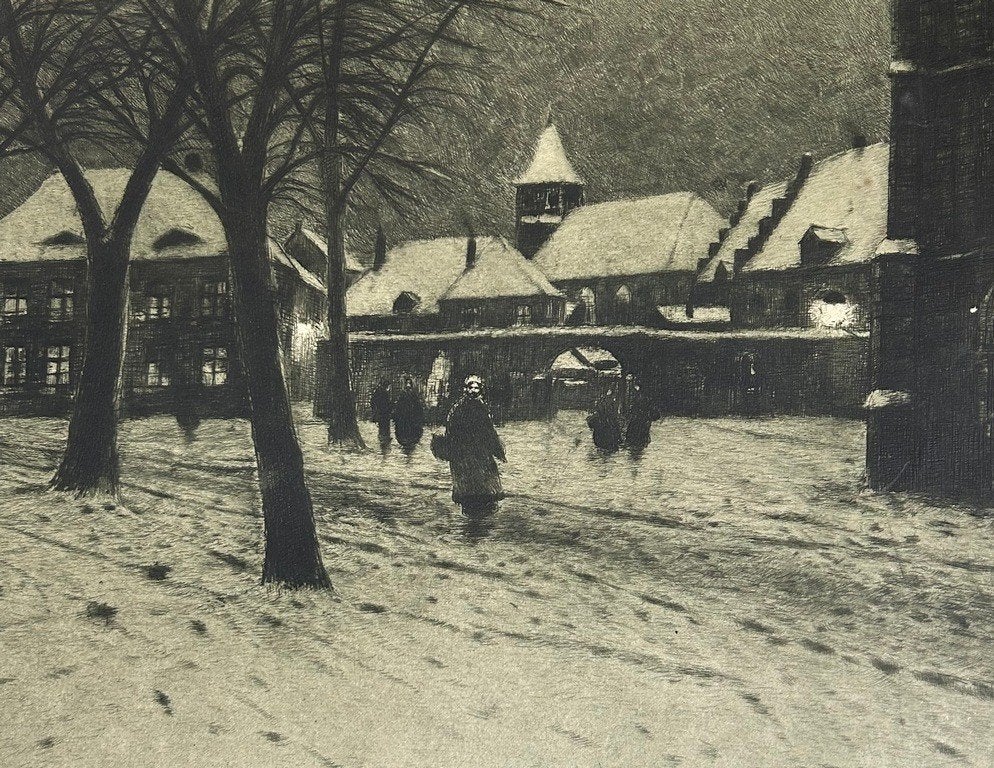 Helmuth Liesegang (1857-1945),, Antiek en Kunst, Ophalen of Verzenden