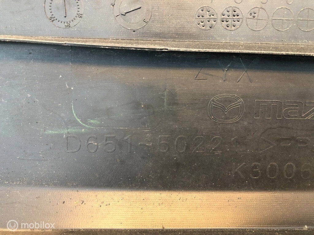 Achterbumper mazda 2 d65150221 Origineel, Gebruikt, Ophalen of Verzenden, Achter, Bumper