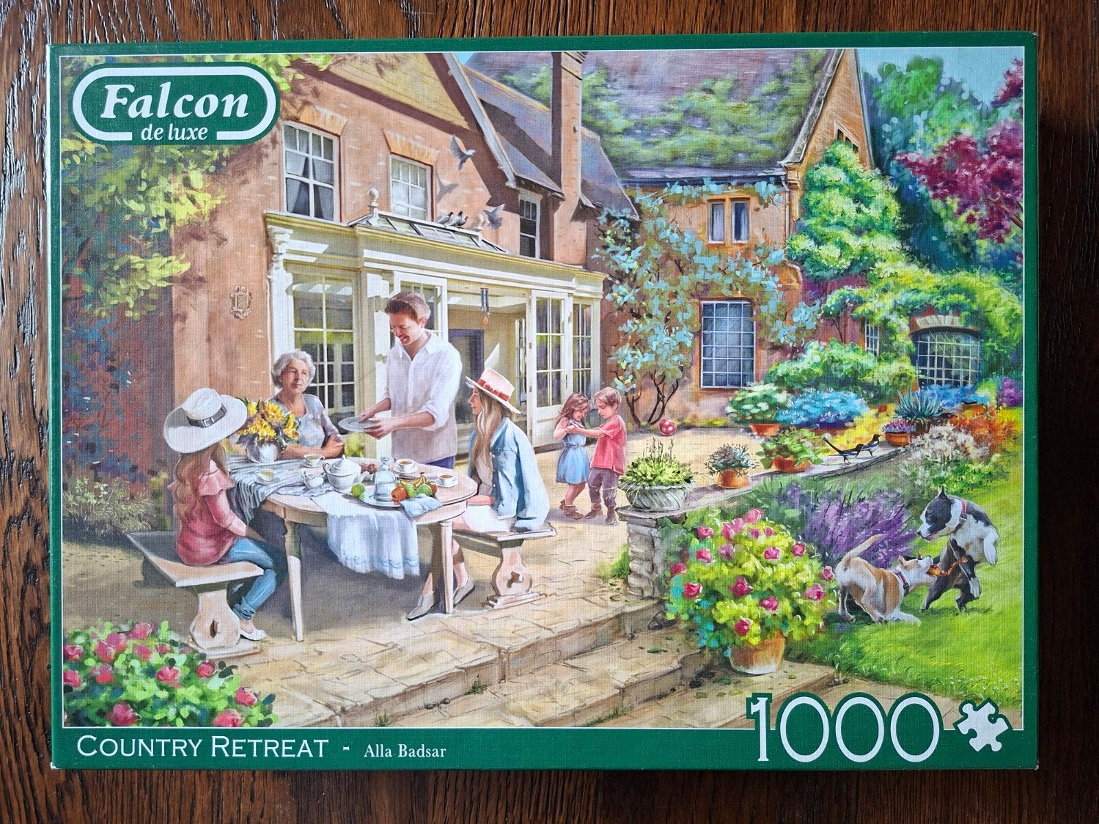 🌞 Falcon de Luxe Puzzels 1000🧩🧩, Ophalen of Verzenden, 500 t/m 1500 stukjes, Zo goed als nieuw