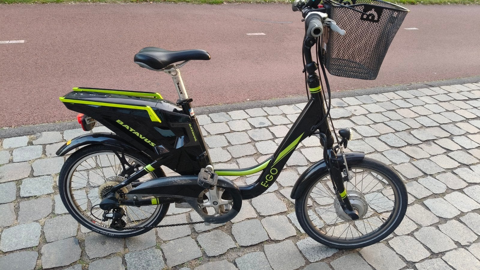 Batavus E-GO elektrische fiets – zwart/groen