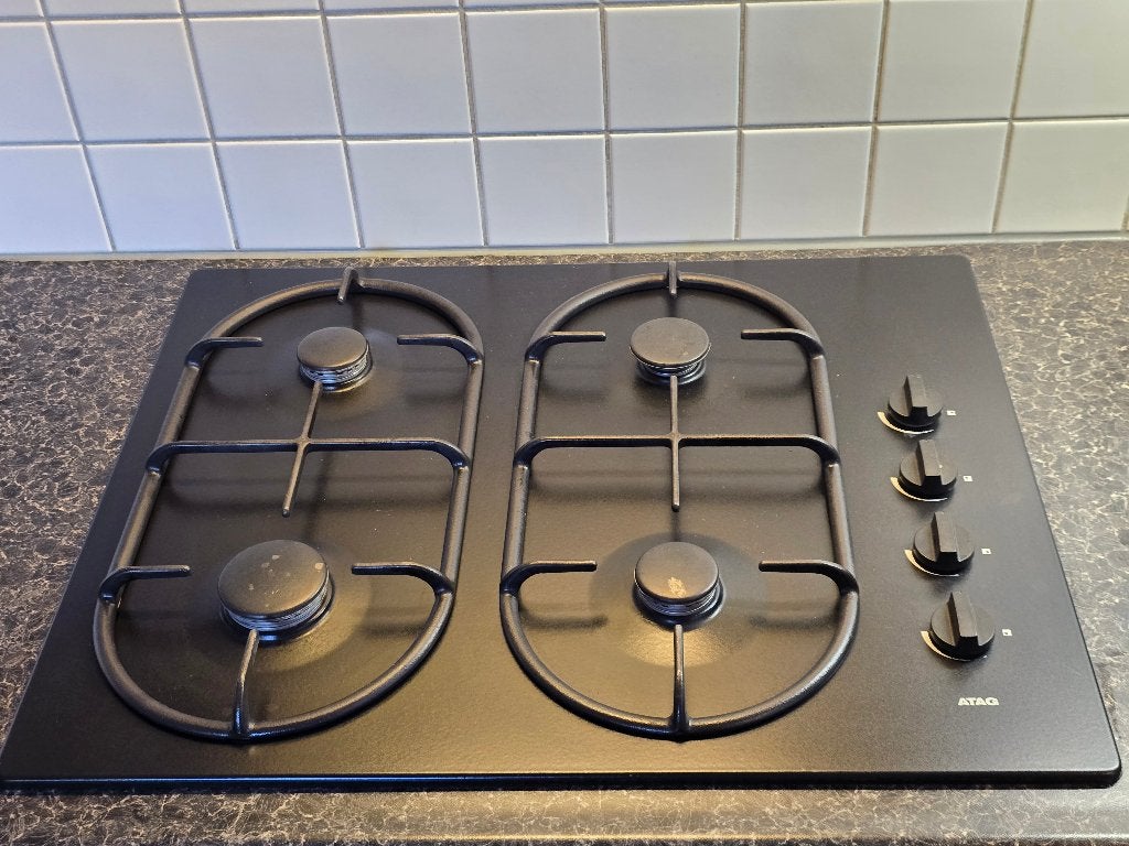 Etna gasplaat 4 pits, Witgoed en Apparatuur, Ophalen, Gebruikt, 4 kookzones, Inbouw