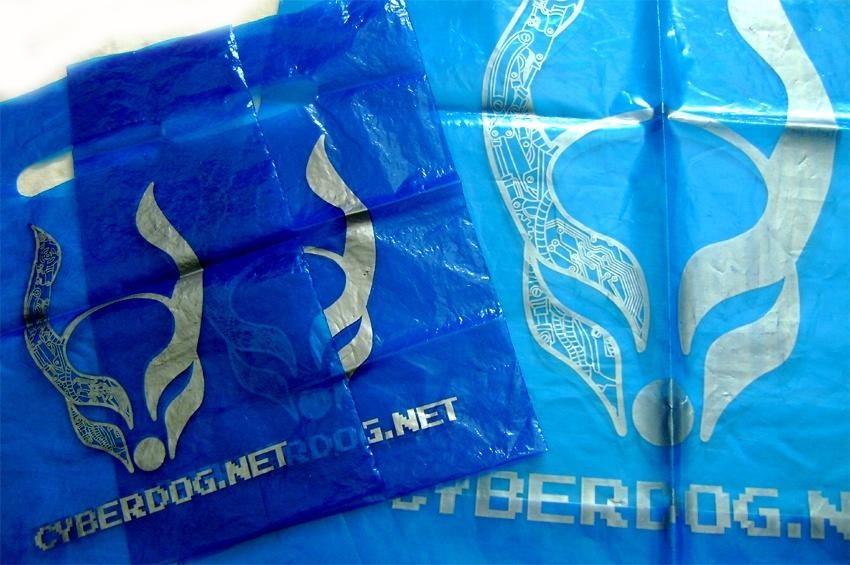 vintage cyberdog shoppers cyber gothic retro verzamelen Y2K, Verzenden, Overige typen