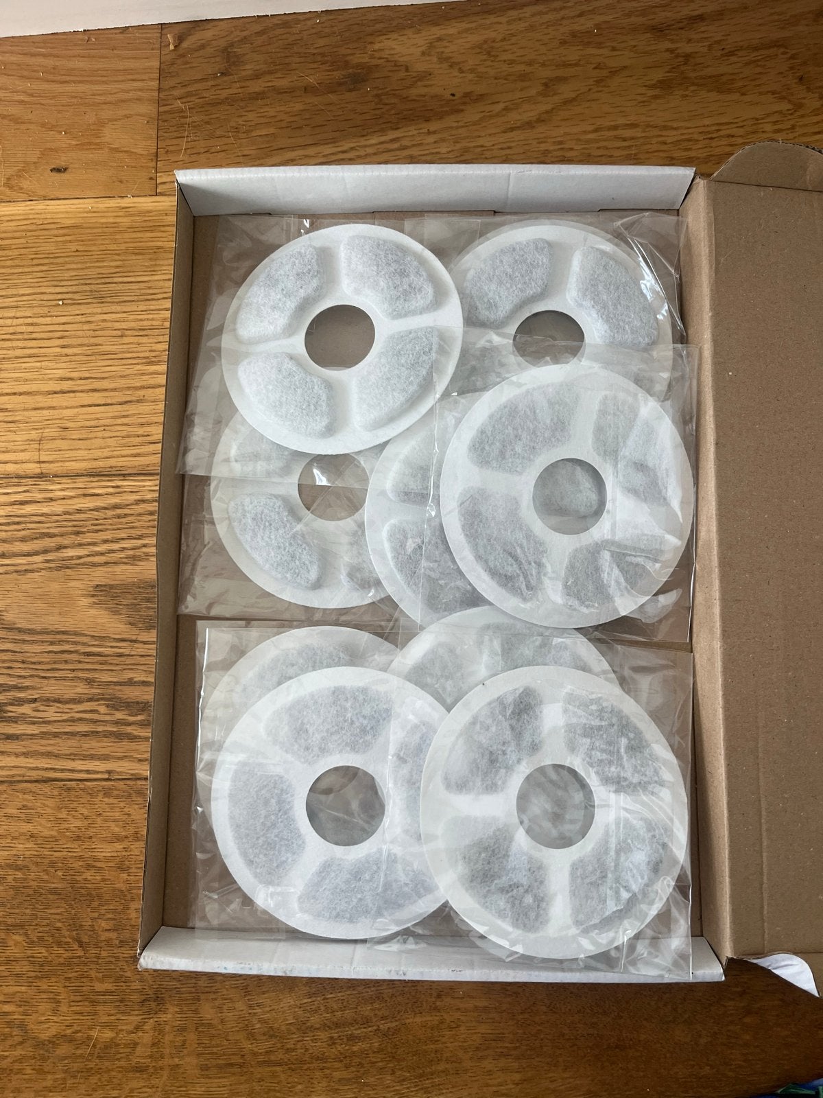 GRATIS 9 Filters katten drinkfontein o.a. Petlux, Ophalen