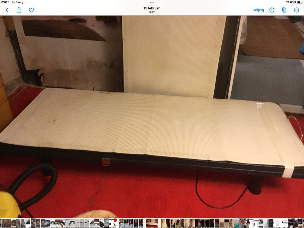 Elektrische bedden met afstandsbediening, Ophalen, Eenpersoons, 190 cm of minder, Overige maten