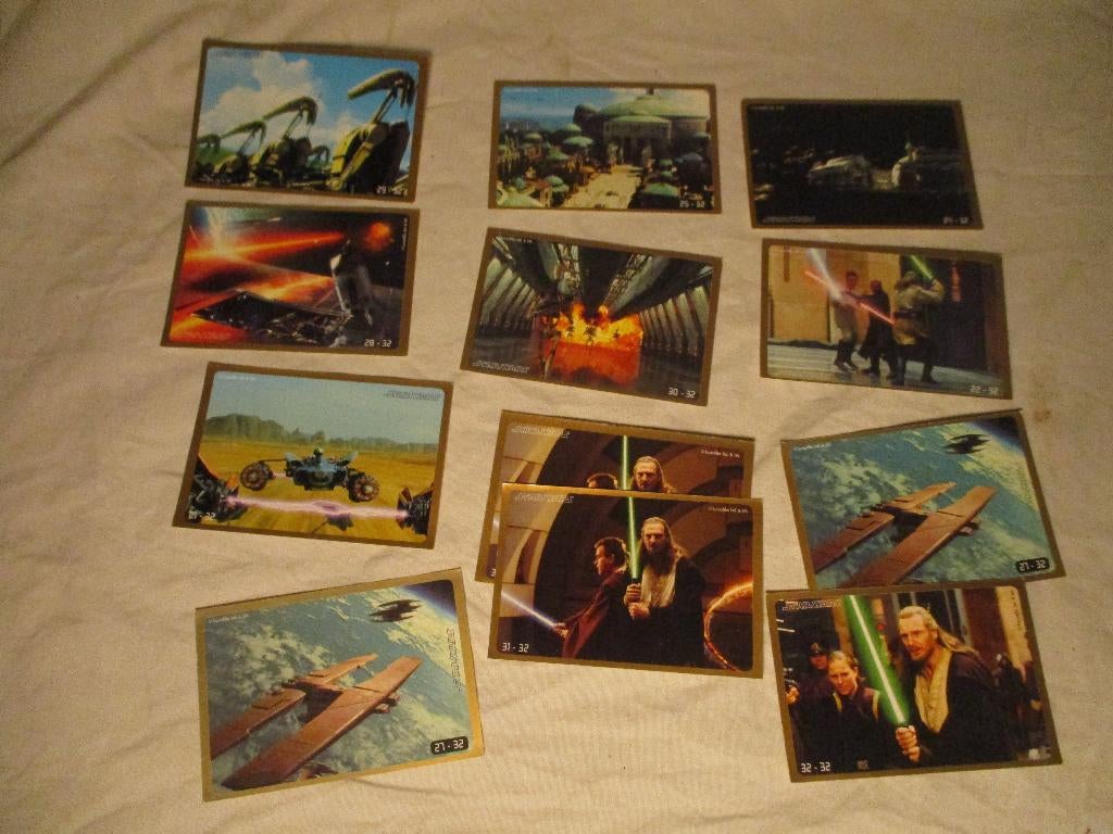 11x star-wars plaatjes, Ophalen of Verzenden, Zo goed als nieuw, Actiefiguurtje