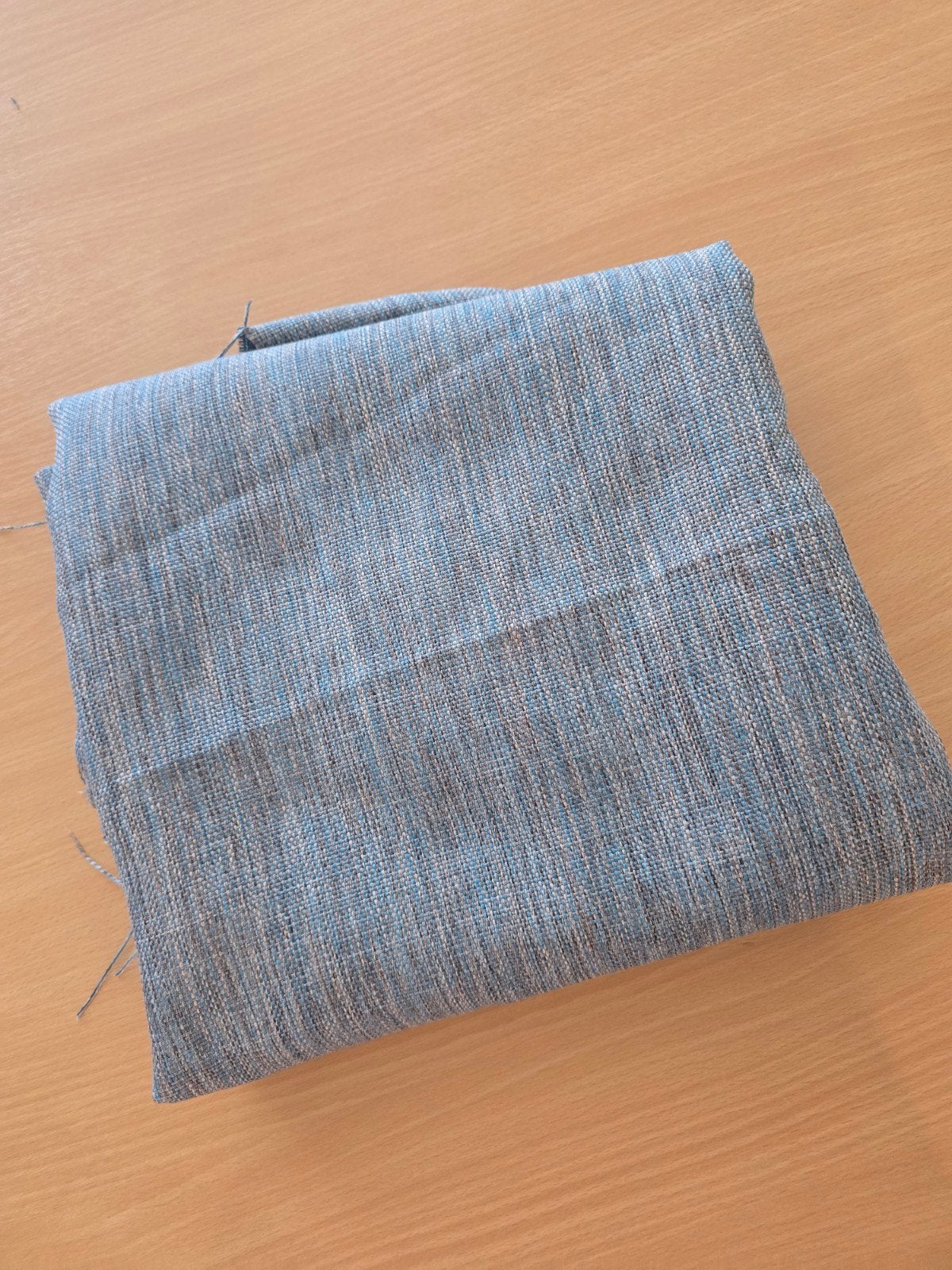 Gordijn/decoratie stof blauw/grijs, Blauw, 120 cm of meer, Nieuw, Ophalen of Verzenden