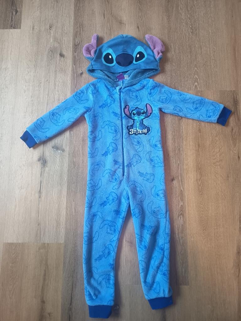 Stitch onesie (6 jaar) 110/116, Kinderen en Baby's, Carnavalskleding en Verkleedspullen, Ophalen of Verzenden, Zo goed als nieuw