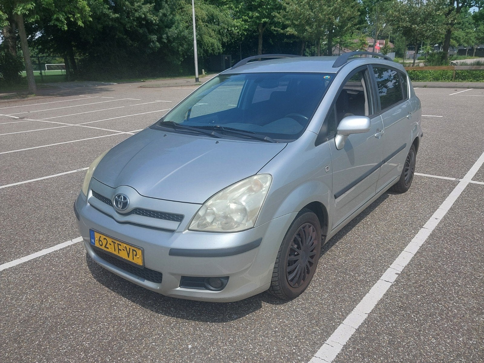 Toyota Corolla Verso 1.8 Vvt-i 7P 2006 Grijs, Auto's, 129 pk, 7 stoelen, Origineel Nederlands, Handgeschakeld