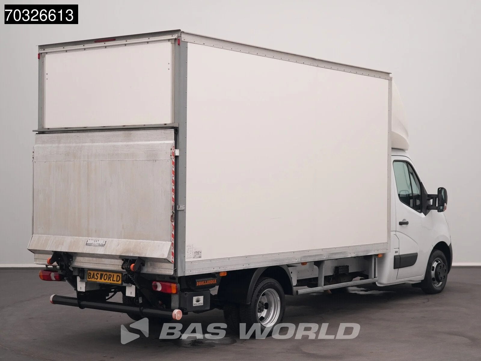 Renault Master 165PK Laadklep Dubbellucht Bakwagen Airco Cru, Stof, Gebruikt, Euro 6, 4 cilinders