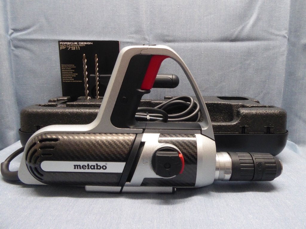 Metabo P'7911 MULTIHAMER | PORSCHE DESIGN | BOORMACHINE, Doe-het-zelf en Verbouw, 600 watt of meer, Boor- en/of Breekhamer, Nieuw