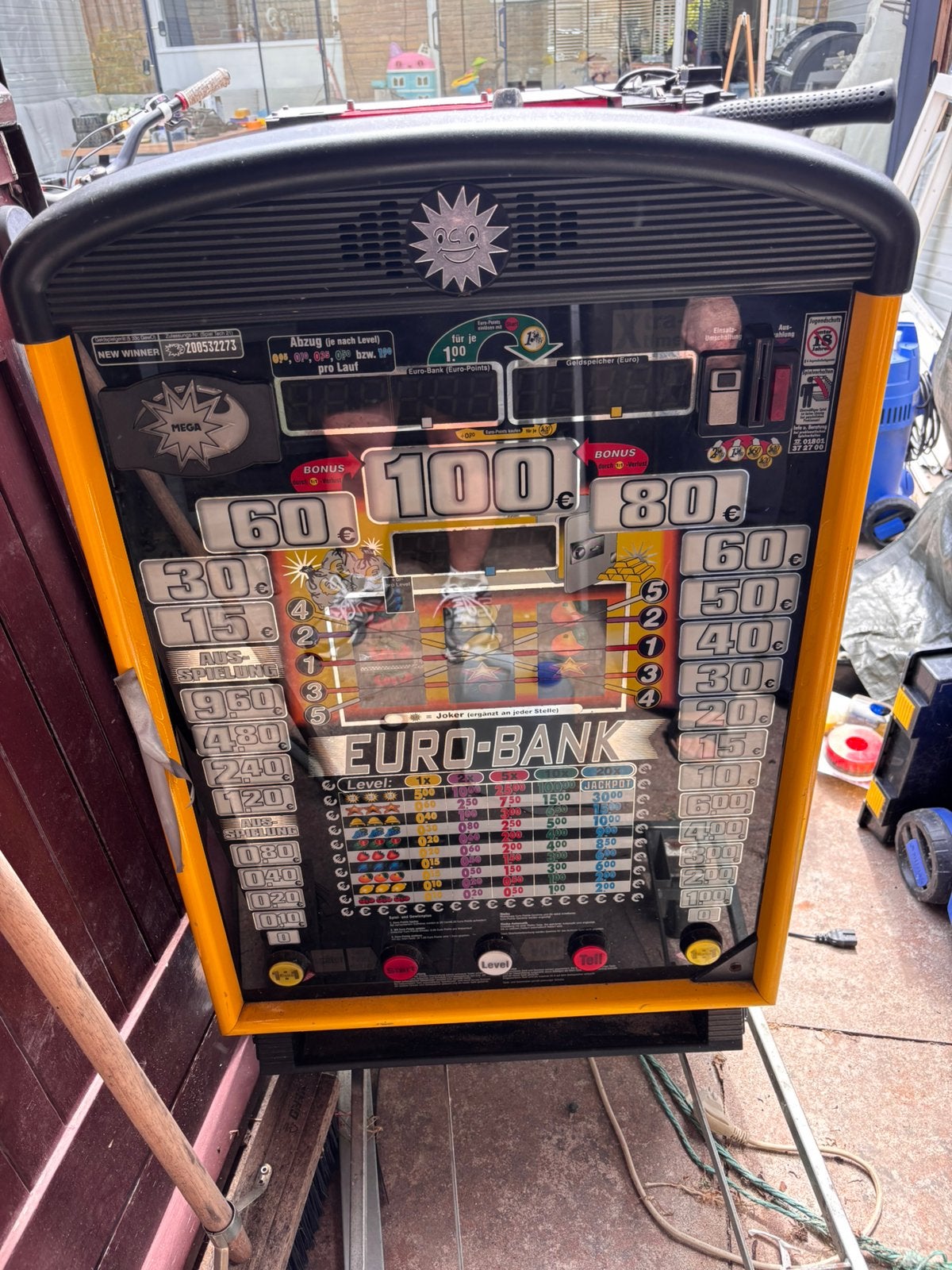 Gokkast automaat eurobank, Euro, Ophalen of Verzenden, Zo goed als nieuw