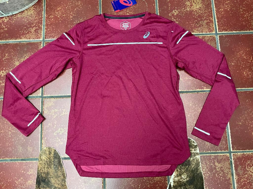 Asics Lite-Show LS hardloopshirt heren in maat S, Hardloopschoenen, Nieuw, Ophalen of Verzenden, Asics Lite-Show LS hardloopshirt heren in maat S