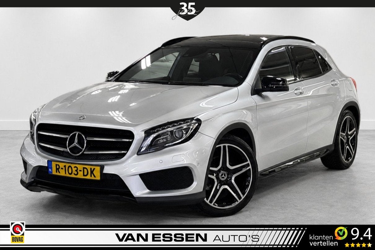 Mercedes-Benz GLA 200 Ambition Night Edition Pano Leder Memo, Auto's, Voorwielaandrijving, Gebruikt, Handgeschakeld, SUV of Terreinwagen