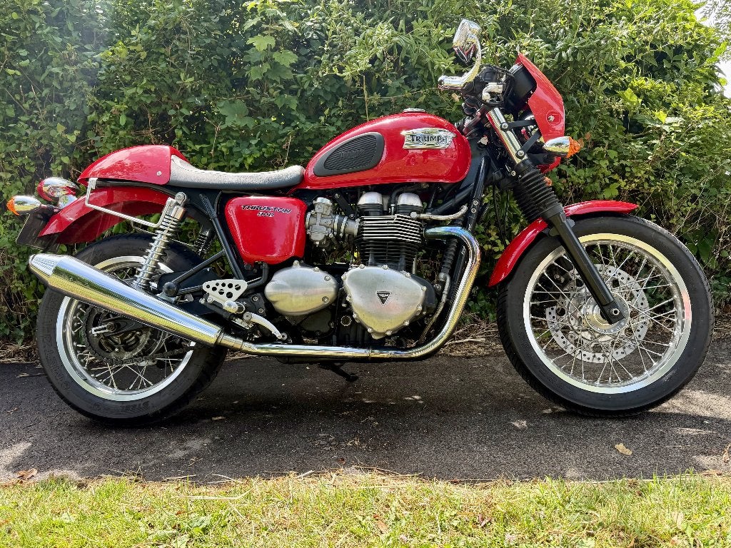 Triumph Thruxton 900 zeer nette café racer, Motoren, Motoren | Triumph, Particulier, Overig, meer dan 35 kW, 2 cilinders, Motorrijbewijs A