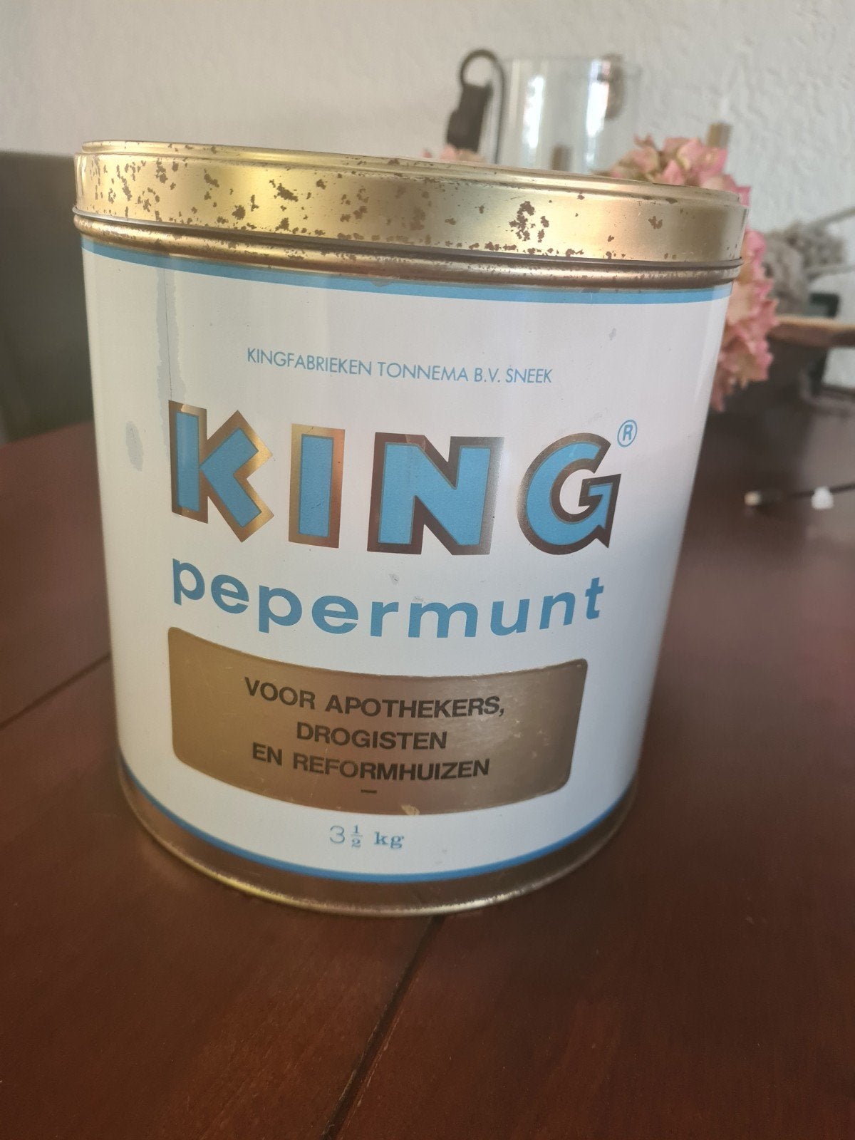 KING pepermuntblik, Verzamelen, Ophalen of Verzenden, Gebruikt, Overige