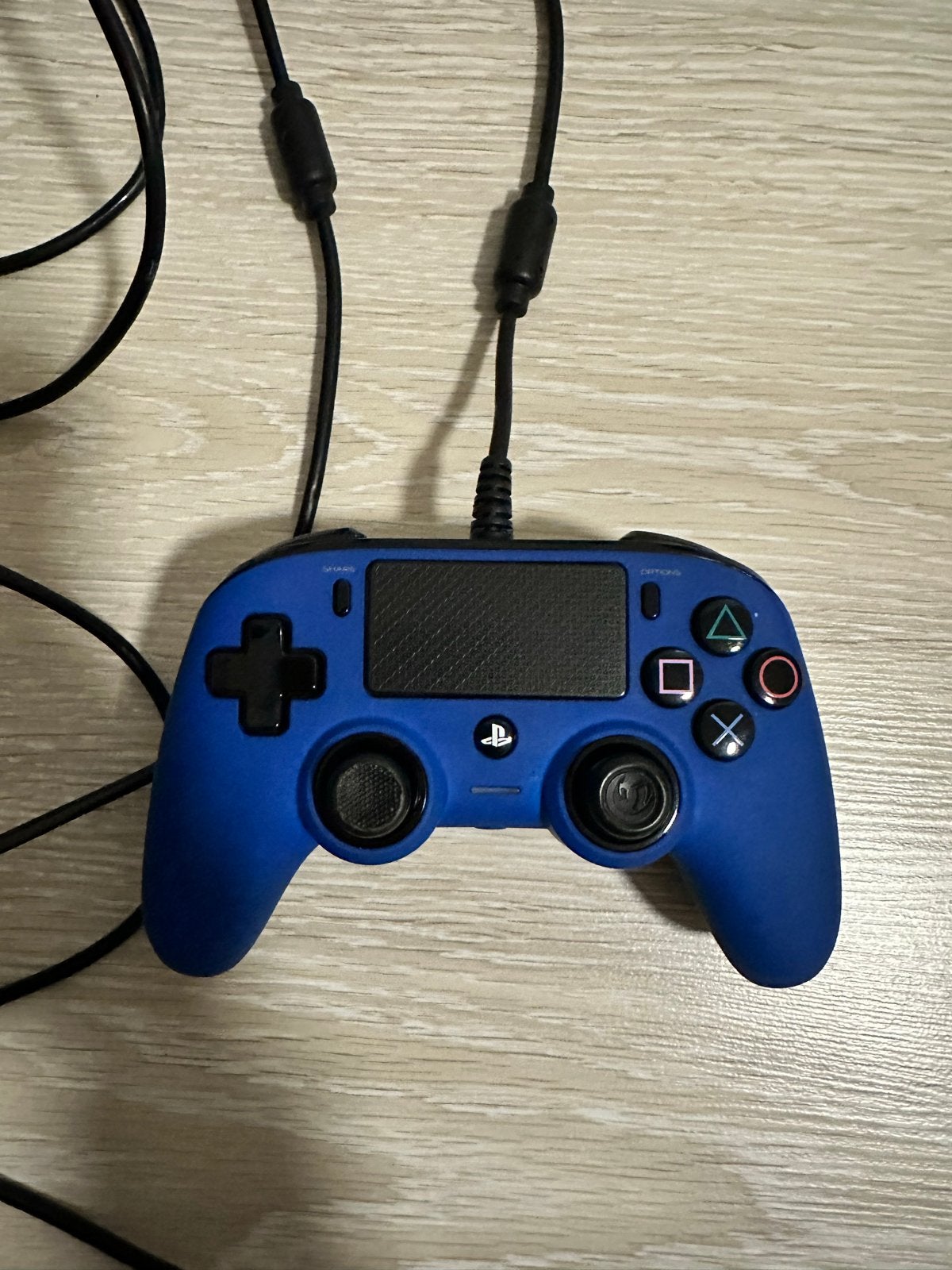 Nacon Compact Controller voor PlayStation 4 PS4- Blauw, Spelcomputers en Games, Ophalen of Verzenden, Zo goed als nieuw, Controller