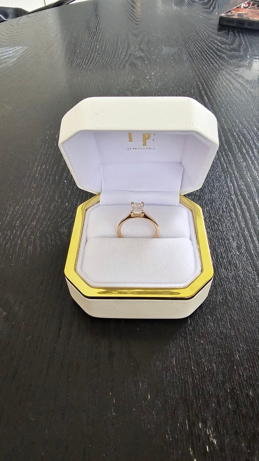 14K Geelgouden Diamanten Ring (1,00 CT - Lab Grown - VVS, Ophalen of Verzenden, Zo goed als nieuw, 17 tot 18, Met edelsteen