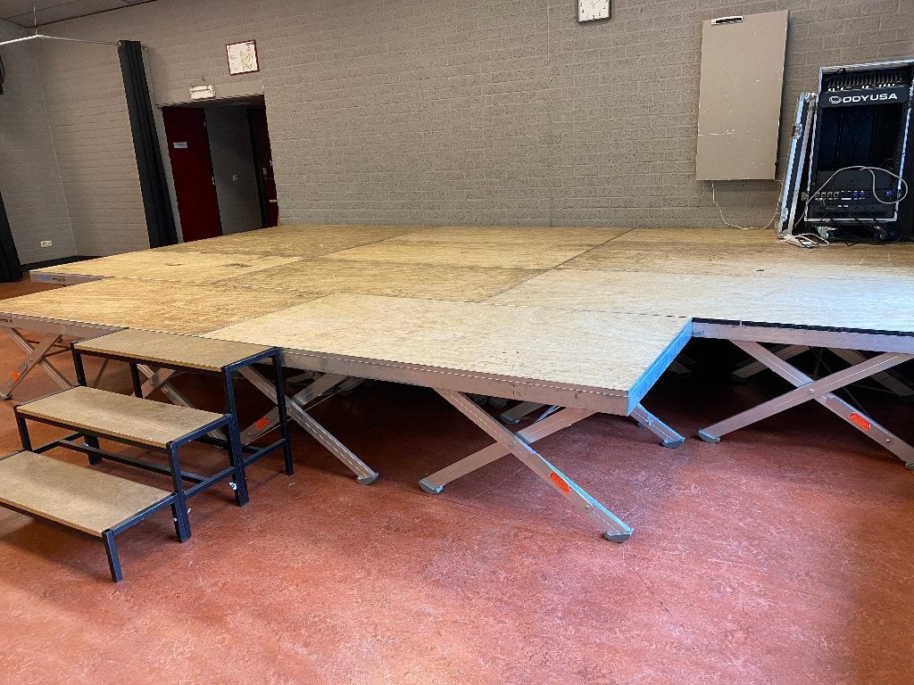 podium, podiumdelen, schaarbeenelementen, trenomat, Ophalen, Gebruikt, Feestartikel, Overige