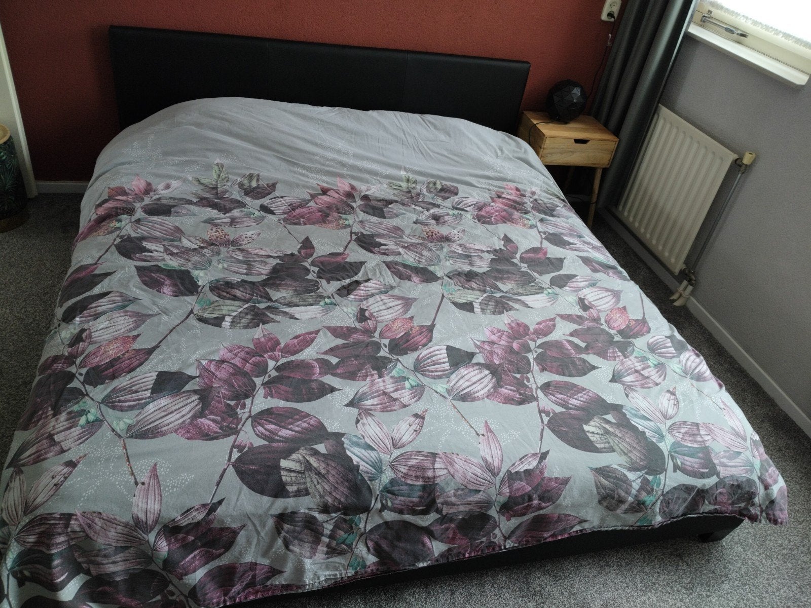 Laag tweepersoonsbed 180x200 met matras, Ophalen, Zo goed als nieuw, Tweepersoons, Modern