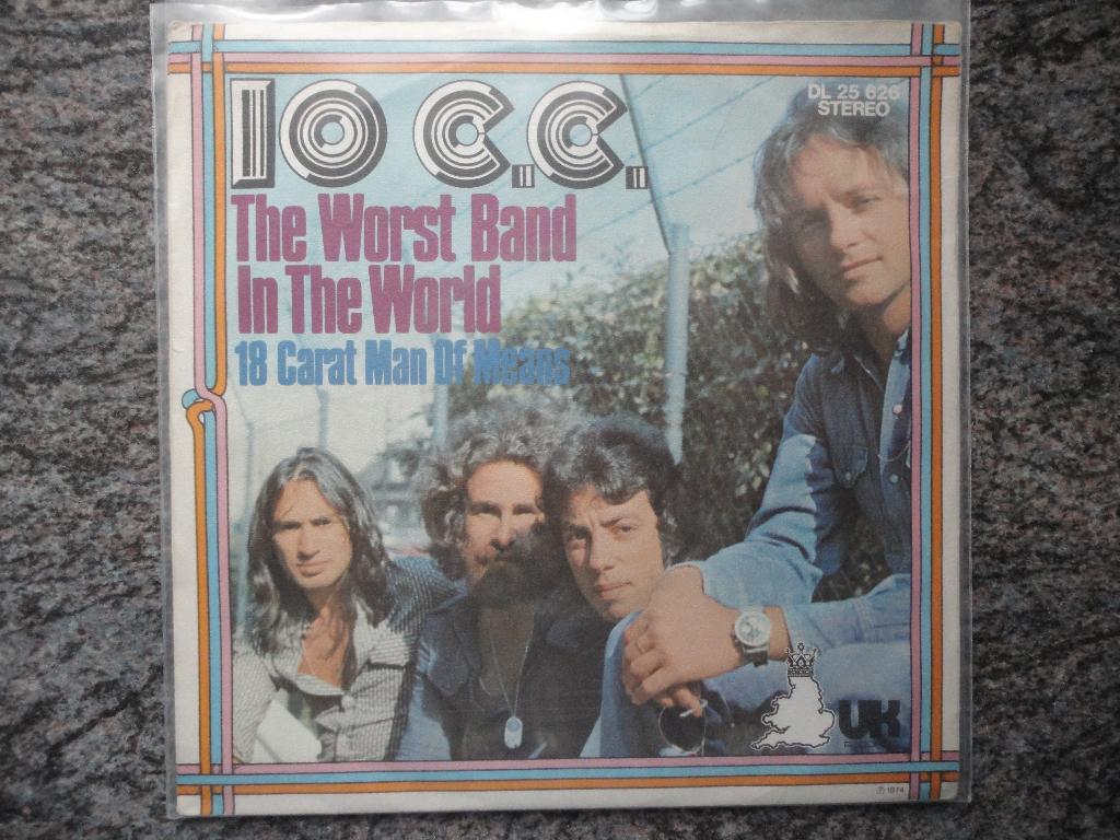 Ten CC - The worst band in the world Germany 1974 FH, Cd's en Dvd's, Vinyl Singles, Gebruikt, Fotohoes, 7 inch, Single